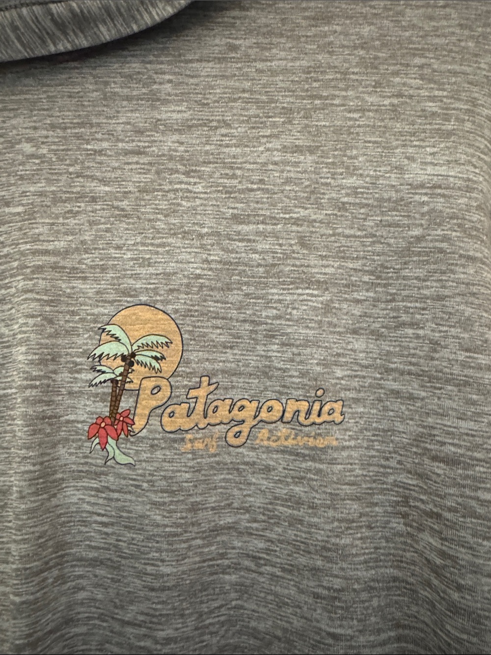 VGUC Patagonia Women's Capilene Surf Activism Graphic Daily Hoody - Picture 3 of 8